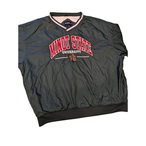 Sport Tek Minot State University Pullover Jacket Men XL Windbreaker North Dakota - Picture 7 of 13